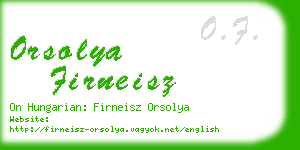 orsolya firneisz business card